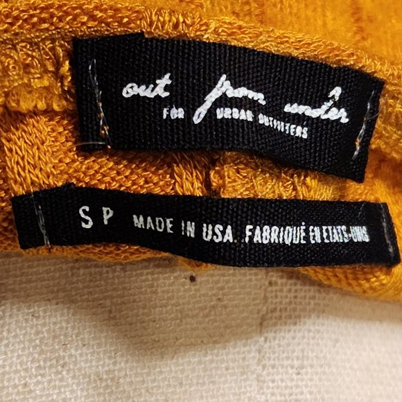 Urban Outfitters Out from Under Mustard Yellow Oversized Sweater Size S - Picture 7 of 8